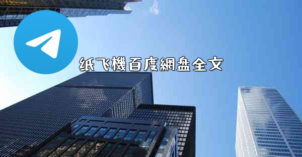 纸飞機百度網盘全文