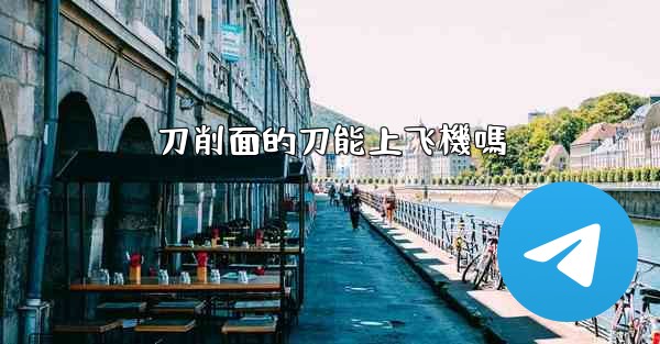 刀削面的刀能上飞機嗎