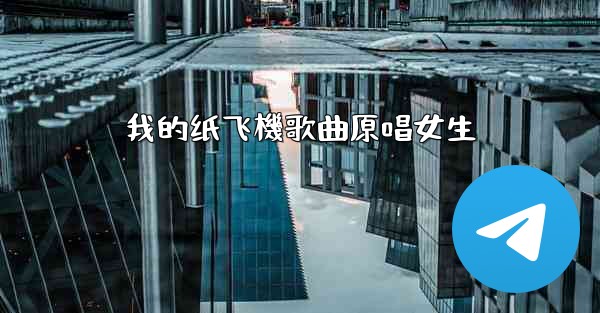 我的纸飞機歌曲原唱女生