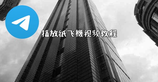 播放纸飞機视频教程