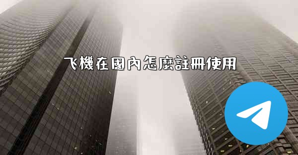 飞機在國內怎麼註冊使用