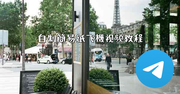 自制簡易纸飞機视频教程