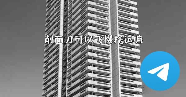 削面刀可以飞機托运嘛