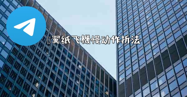 鸭翼纸飞機慢动作折法