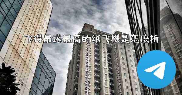 <b>飞得最遠最高的纸飞機是怎麼折</b>