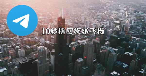 10秒折回旋纸飞機