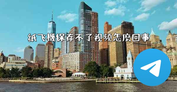 纸飞機保存不了视频怎麼回事