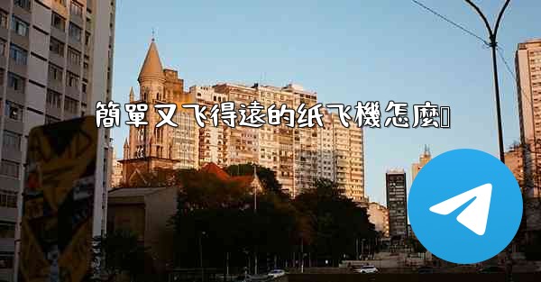 簡單又飞得遠的纸飞機怎麼叠