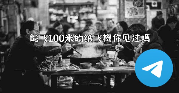 <b>能飞100米的纸飞機你见过嗎</b>