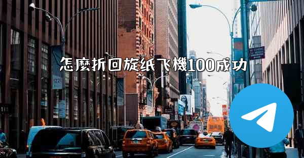 怎麼折回旋纸飞機100成功
