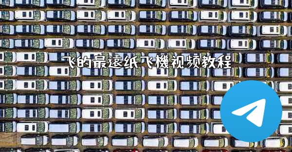 飞的最遠纸飞機视频教程