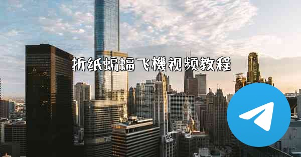 折纸蝙蝠飞機视频教程