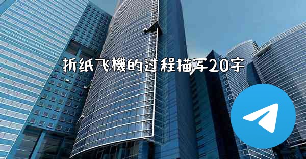 折纸飞機的过程描写20字