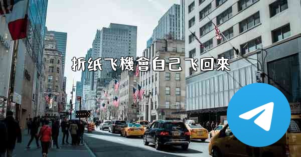 折纸飞機會自己飞回來