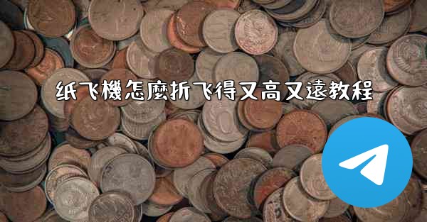 纸飞機怎麼折飞得又高又遠教程