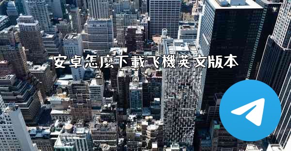 安卓怎麼下載飞機英文版本