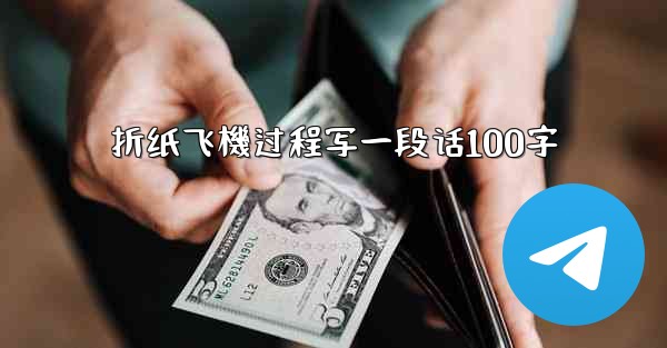 折纸飞機过程写一段话100字