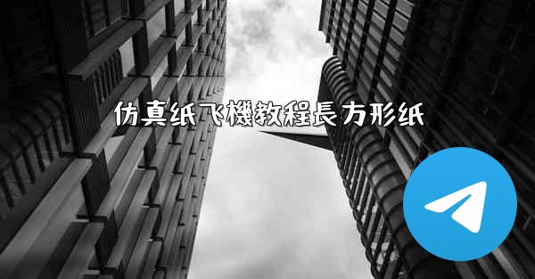 仿真纸飞機教程長方形纸