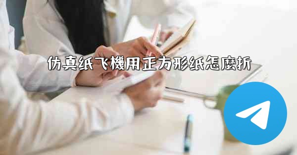 仿真纸飞機用正方形纸怎麼折