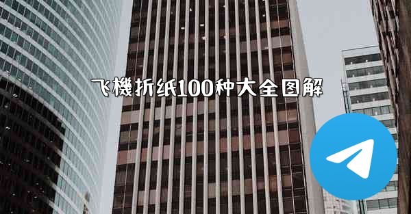 飞機折纸100种大全图解