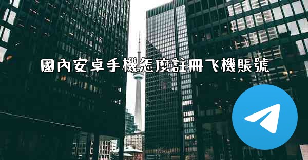 國內安卓手機怎麼註冊飞機賬號