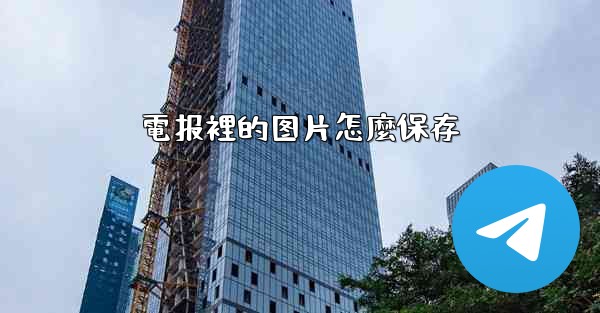 電报裡的图片怎麼保存