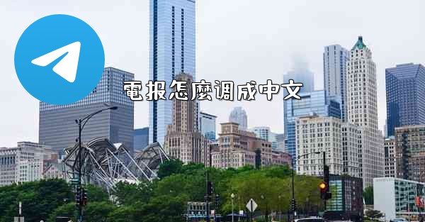 電报怎麼调成中文