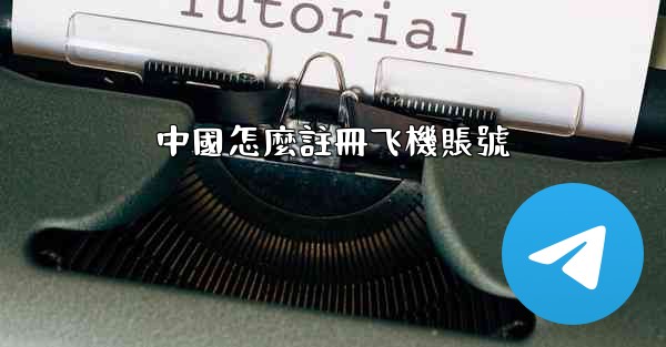 中國怎麼註冊飞機賬號