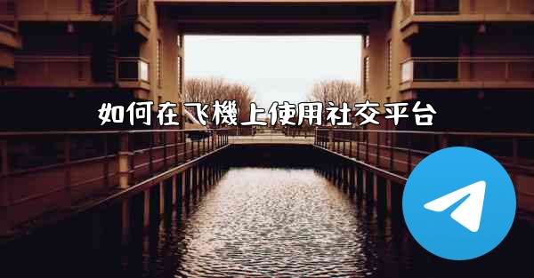 <b>如何在飞機上使用社交平台</b>