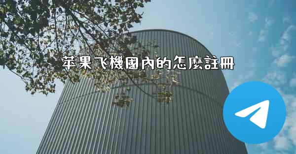 苹果飞機國內的怎麼註冊