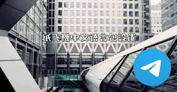 纸飞機中文语言包設置