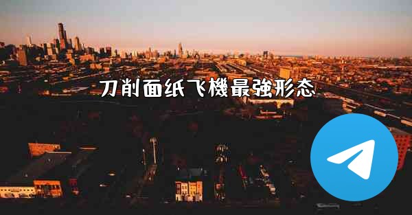 刀削面纸飞機最強形态