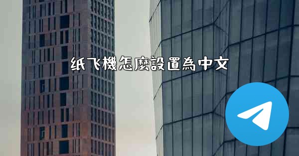 纸飞機怎麼設置為中文