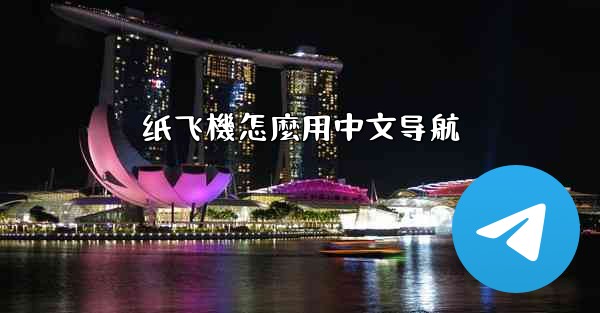 纸飞機怎麼用中文导航