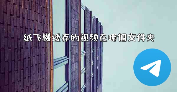 纸飞機缓存的视频在哪個文件夹