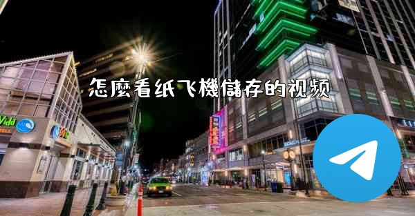 怎麼看纸飞機儲存的视频