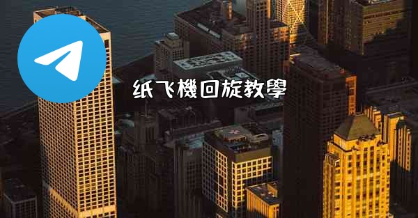 纸飞機回旋教學