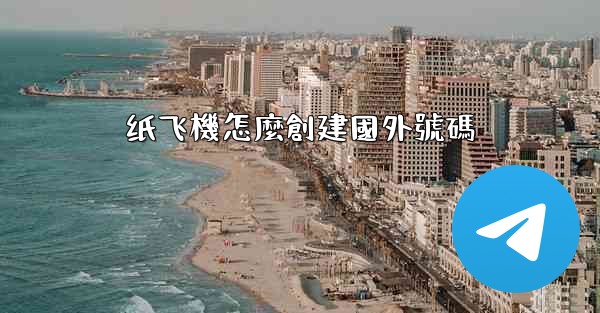 纸飞機怎麼創建國外號碼