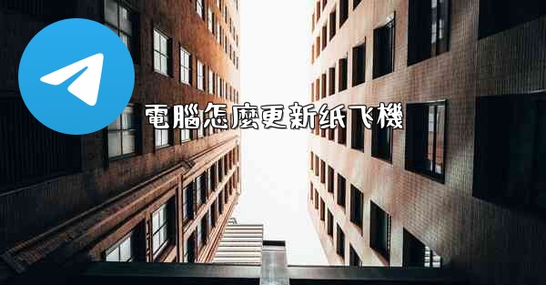 電腦怎麼更新纸飞機