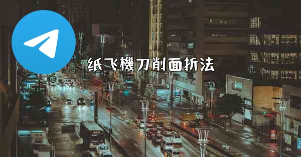 纸飞機刀削面折法