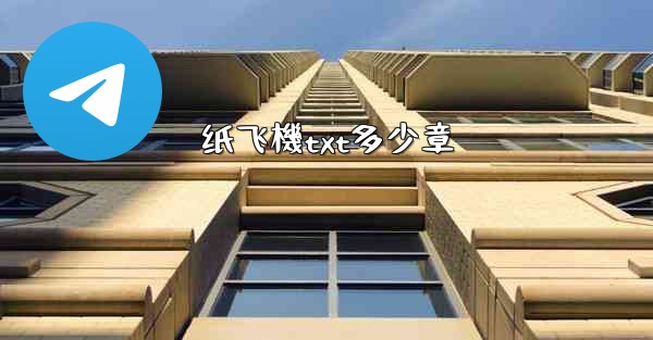 纸飞機txt多少章