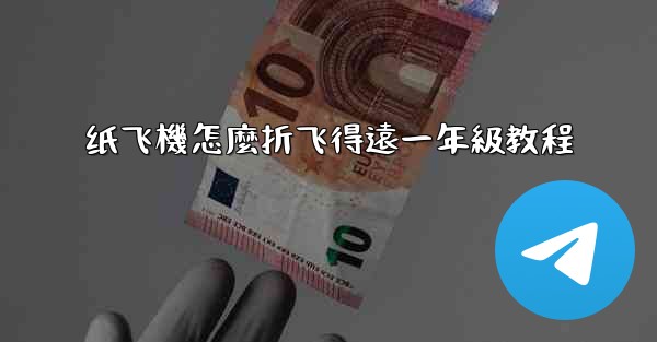 纸飞機怎麼折飞得遠一年級教程