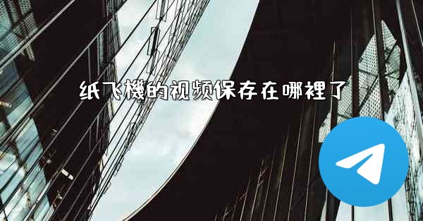 纸飞機的视频保存在哪裡了