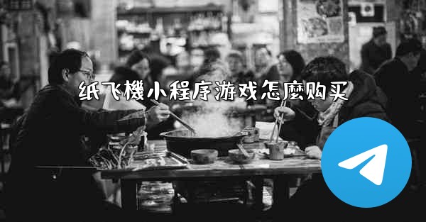 纸飞機小程序游戏怎麼购买