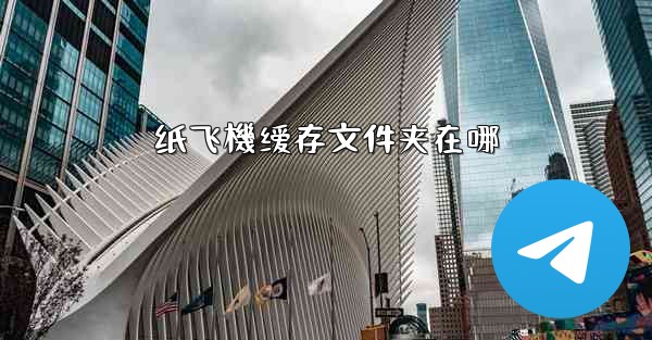 纸飞機缓存文件夹在哪