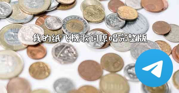 我的纸飞機歌词原唱完整版