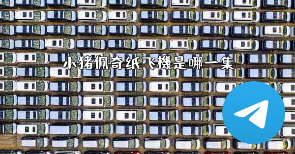 小猪佩奇纸飞機是哪一集