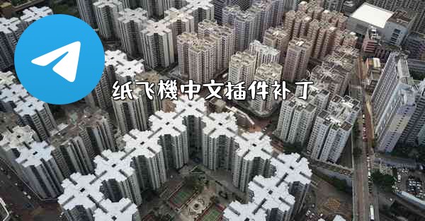 <b>纸飞機中文插件补丁</b>