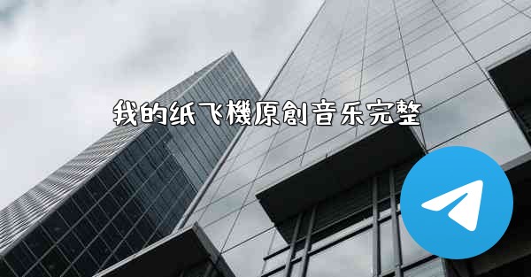 我的纸飞機原創音乐完整