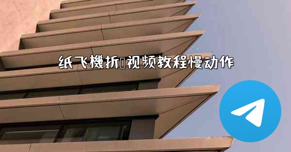 纸飞機折叠视频教程慢动作